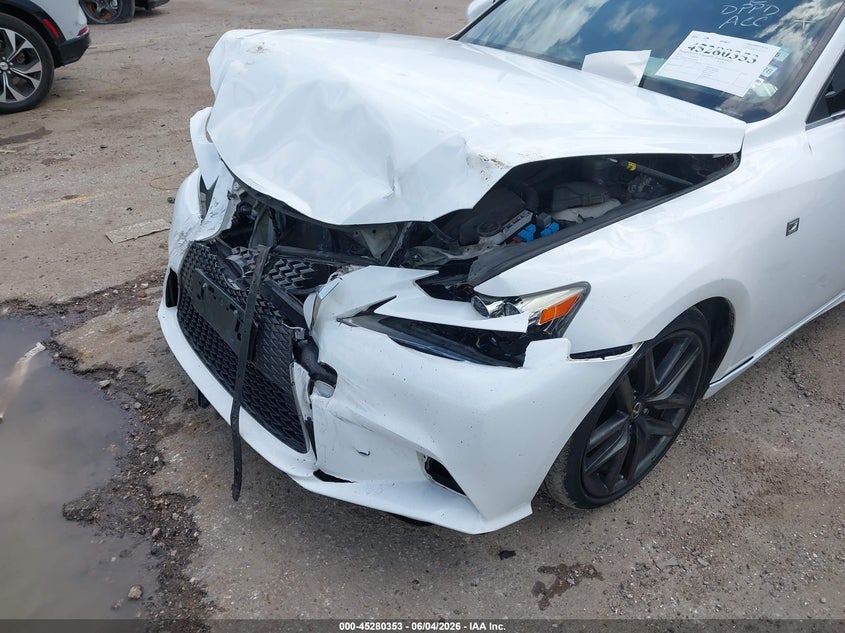 2015 Lexus Is VIN JTHBF1D20F5072450 IAAI salvage auction — FRONT END, Salvage Title, sold $2,875 on 2026-07-22 (photo 6)