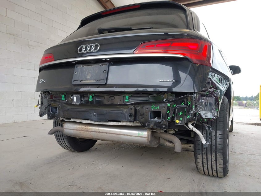 2021 Audi Q5 VIN WA1BAAFY8M2115796 IAAI salvage auction — REAR END, Bill Of Sale (Washington), sold $10,300 on 2026-07-08 (photo 6)