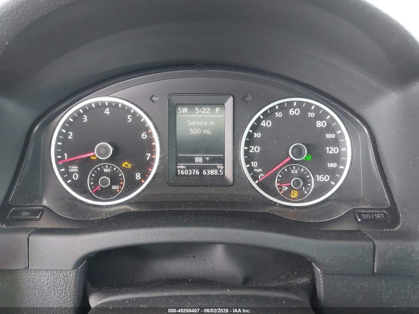 2012 Volkswagen Tiguan VIN WVGAV7AX6CW519934 IAAI salvage auction — NORMAL WEAR, Clear (Florida), sold $475 on 2026-07-07 (photo 7)