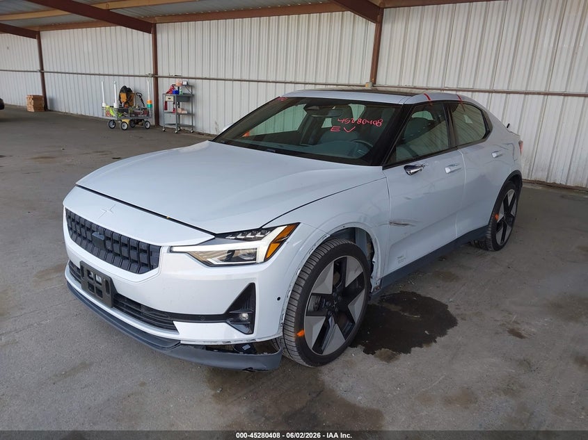 2023 Polestar 2 VIN YSMED3KA9PL114349 IAAI salvage auction — SIDE, Salvage Title, sold $9,100 on 2026-08-12 (photo 6)