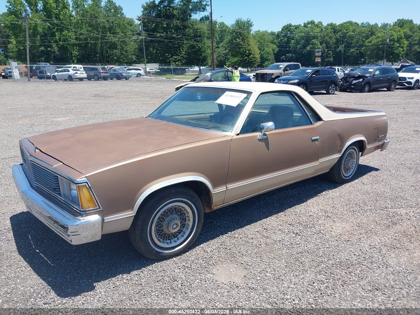 1981 Chevrolet El camino VIN 1GCCW80KXBD485383 IAAI salvage auction — NORMAL WEAR, Clear (South Carolina), sold $2,000 on 2026-08-19 (photo 2)