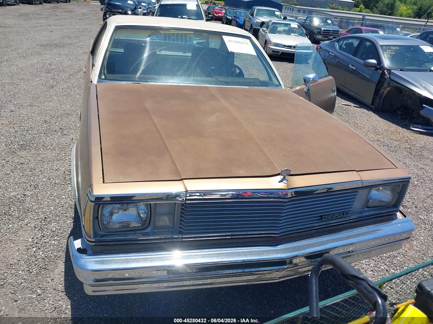 1981 Chevrolet El camino VIN 1GCCW80KXBD485383 IAAI salvage auction — NORMAL WEAR, Clear (South Carolina), sold $2,000 on 2026-08-19 (photo 6)
