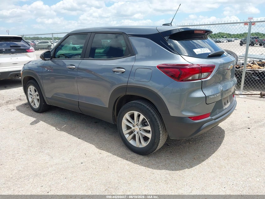 2021 Chevrolet Trailblazer VIN KL79MMS20MB012027 IAAI salvage auction — SIDE, Original (Texas), sold $2,850 on 2026-08-01 (photo 3)