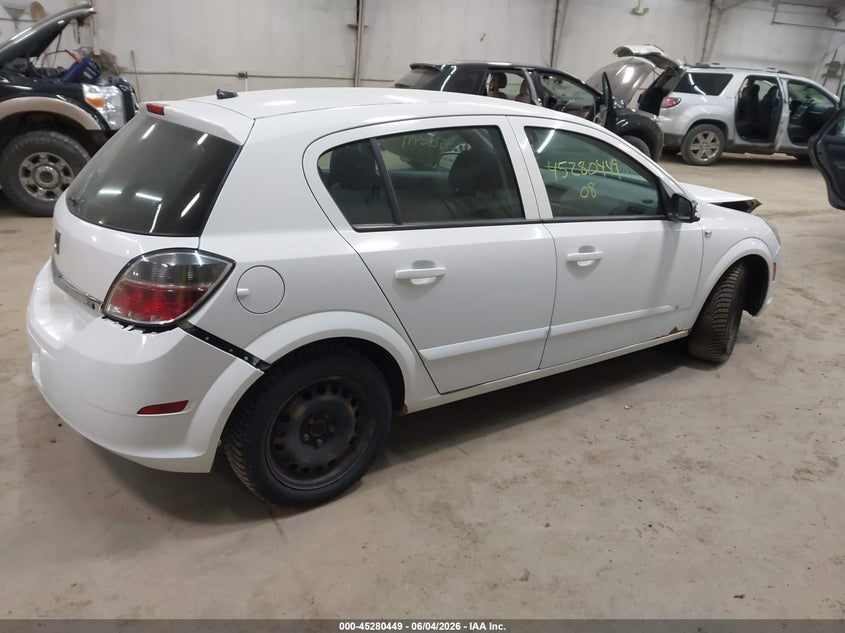 2008 Saturn Astra VIN W08AR671285097723 IAAI salvage auction — FRONT END, Original (West Virginia), sold $225 on 2026-07-09 (photo 4)