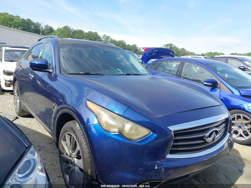 2012 Infiniti Fx VIN JN8AS1MW1CM151952 IAAI salvage auction — NORMAL WEAR, Clear (South Carolina), sold $500 on 2026-07-14 (photo 1)