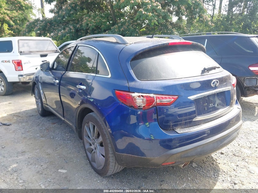 2012 Infiniti Fx VIN JN8AS1MW1CM151952 IAAI salvage auction — NORMAL WEAR, Clear (South Carolina), sold $500 on 2026-07-14 (photo 3)