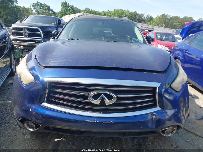 2012 Infiniti Fx VIN JN8AS1MW1CM151952 IAAI salvage auction — NORMAL WEAR, Clear (South Carolina), sold $500 on 2026-07-14 (photo 6)