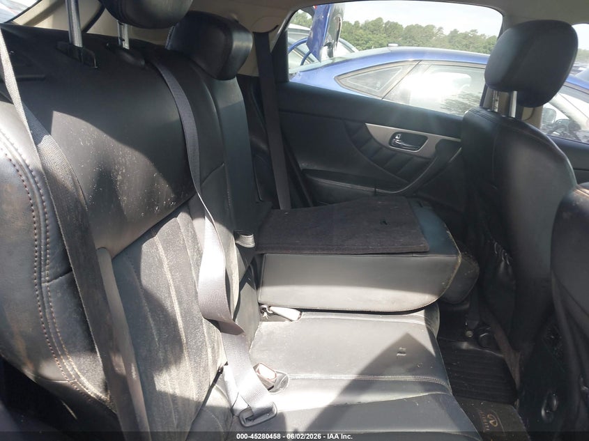 2012 Infiniti Fx VIN JN8AS1MW1CM151952 IAAI salvage auction — NORMAL WEAR, Clear (South Carolina), sold $500 on 2026-07-14 (photo 8)