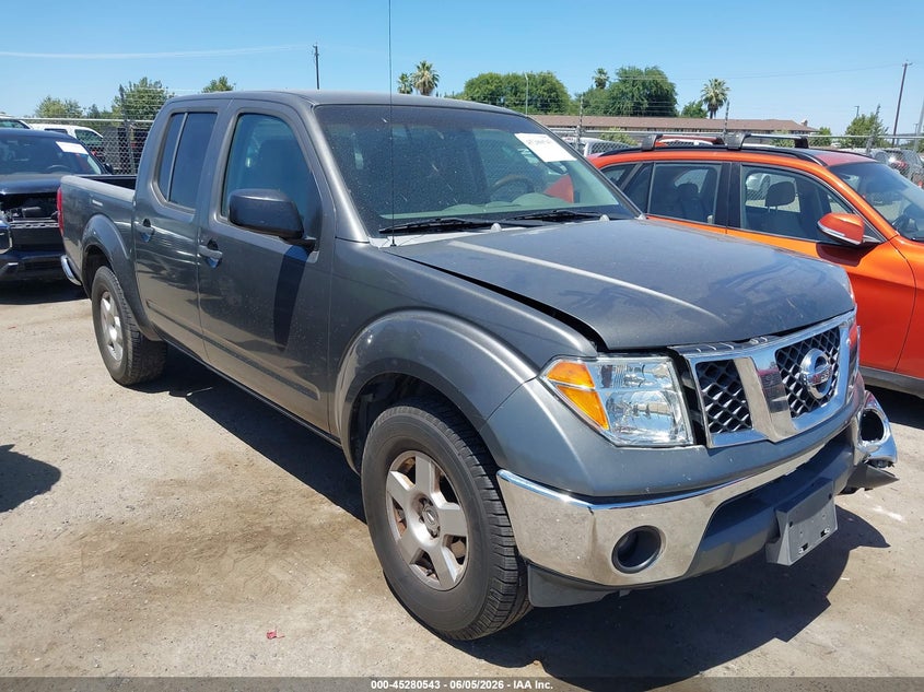 2007 Nissan Frontier VIN 1N6AD07U77C459744 IAAI salvage auction — FRONT END, Salvage (California), sold $2,350 on 2026-07-09 (photo 1)