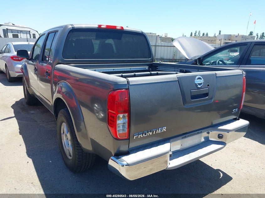 2007 Nissan Frontier VIN 1N6AD07U77C459744 IAAI salvage auction — FRONT END, Salvage (California), sold $2,350 on 2026-07-09 (photo 3)