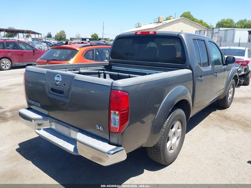 2007 Nissan Frontier VIN 1N6AD07U77C459744 IAAI salvage auction — FRONT END, Salvage (California), sold $2,350 on 2026-07-09 (photo 4)