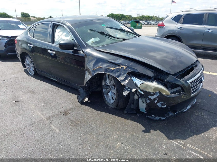 2011 Infiniti M37 VIN JN1BY1AR9BM371841 IAAI salvage auction — RIGHT FRONT, Rebuildable (Florida), sold $375 on 2026-07-09 (photo 6)