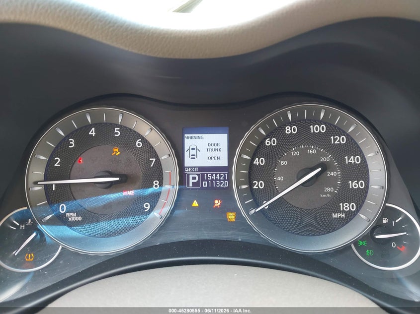 2011 Infiniti M37 VIN JN1BY1AR9BM371841 IAAI salvage auction — RIGHT FRONT, Rebuildable (Florida), sold $375 on 2026-07-09 (photo 7)