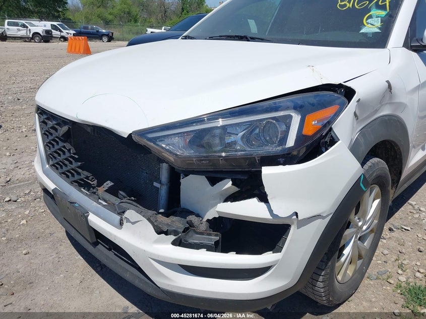 2021 Hyundai Tucson VIN KM8J33A48MU301012 IAAI salvage auction — FRONT & REAR, Salvage Title, sold $3,950 on 2026-07-30 (photo 6)