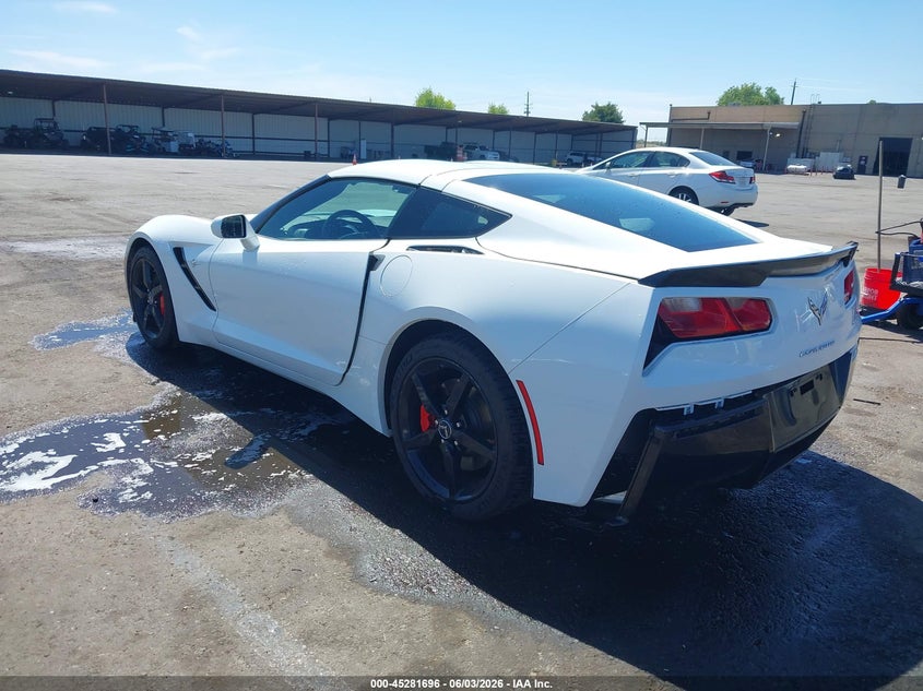 2015 Chevrolet Corvette VIN 1G1YB2D70F5101253 IAAI salvage auction — REAR END, Salvage Title, sold $19,400 on 2026-07-08 (photo 3)