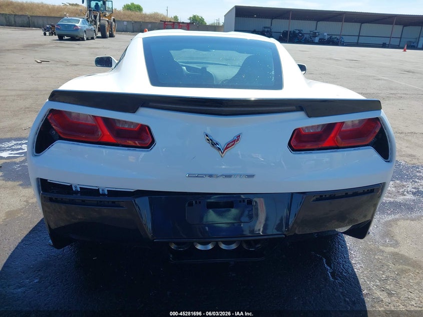 2015 Chevrolet Corvette VIN 1G1YB2D70F5101253 IAAI salvage auction — REAR END, Salvage Title, sold $19,400 on 2026-07-08 (photo 6)