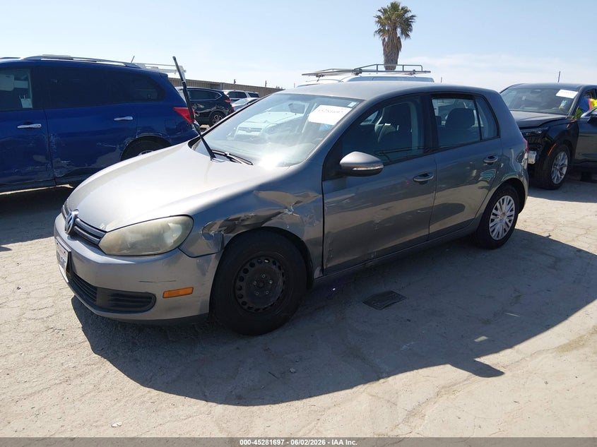 2012 Volkswagen Golf VIN WVWDB7AJXCW220291 IAAI salvage auction — LEFT FRONT, Salvage Title, sold $875 on 2026-07-22 (photo 2)