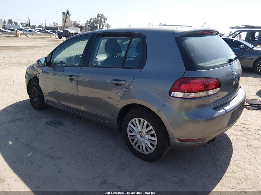 2012 Volkswagen Golf VIN WVWDB7AJXCW220291 IAAI salvage auction — LEFT FRONT, Salvage Title, sold $875 on 2026-07-22 (photo 3)