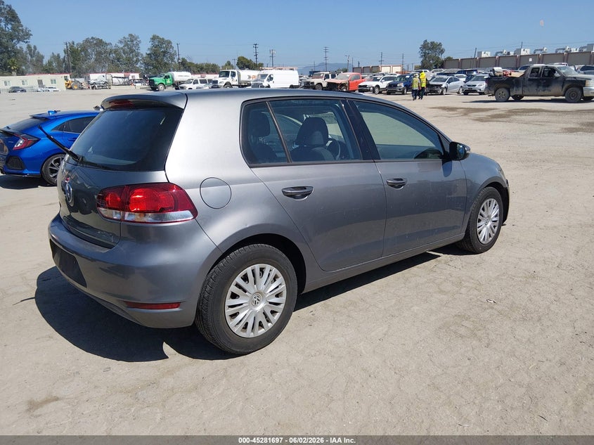 2012 Volkswagen Golf VIN WVWDB7AJXCW220291 IAAI salvage auction — LEFT FRONT, Salvage Title, sold $875 on 2026-07-22 (photo 4)