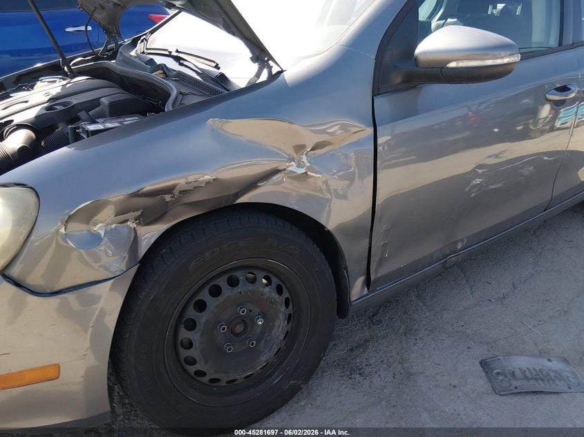 2012 Volkswagen Golf VIN WVWDB7AJXCW220291 IAAI salvage auction — LEFT FRONT, Salvage Title, sold $875 on 2026-07-22 (photo 6)