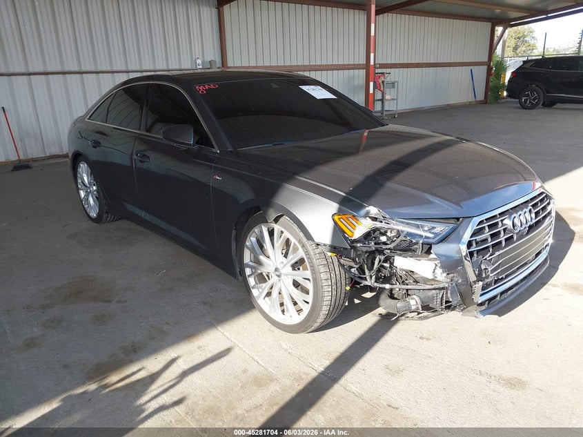 2019 Audi A6 VIN WAUM2AF20KN088318 IAAI salvage auction — RIGHT FRONT, Salvage Title, sold $11,100 on 2026-07-29 (photo 1)