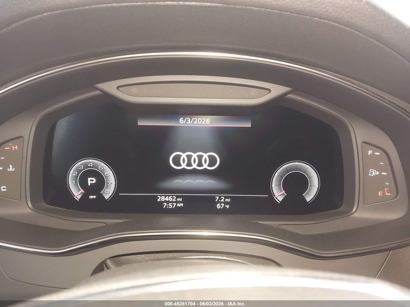 2019 Audi A6 VIN WAUM2AF20KN088318 IAAI salvage auction — RIGHT FRONT, Salvage Title, sold $11,100 on 2026-07-29 (photo 7)