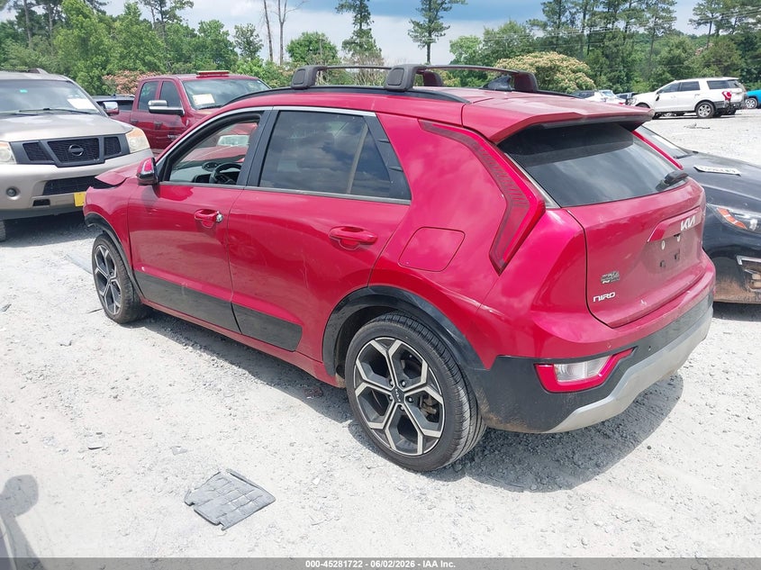 2023 Kia Niro VIN KNDCR3LE1P5061365 IAAI salvage auction — FRONT END, Salvage Title, sold $3,825 on 2026-07-21 (photo 3)