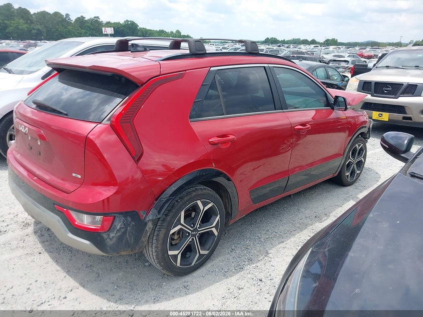 2023 Kia Niro VIN KNDCR3LE1P5061365 IAAI salvage auction — FRONT END, Salvage Title, sold $3,825 on 2026-07-21 (photo 4)