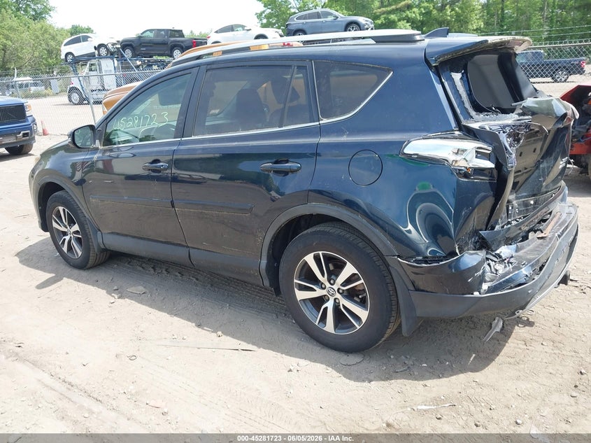 2017 Toyota Rav 4 VIN JTMRFREV7HJ168156 IAAI salvage auction — REAR END, Salvage (Massachusetts), sold $5,900 on 2026-07-07 (photo 3)