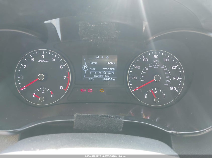 2016 Kia Optima VIN 5XXGT4L3XGG115930 IAAI salvage auction — NORMAL WEAR, Salvage Title, sold $500 on 2026-07-29 (photo 7)