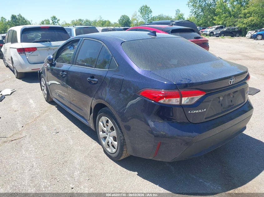 2020 Toyota Corolla VIN JTDEPRAE9LJ023887 IAAI salvage auction — FRONT END, Salvage Title, sold $3,000 on 2026-07-14 (photo 3)