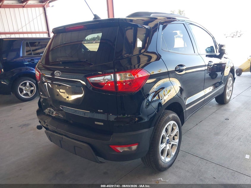 2020 Ford Ecosport VIN MAJ3S2GE5LC342685 IAAI salvage auction — REAR END, Salvage Title, sold $2,275 on 2026-07-07 (photo 4)