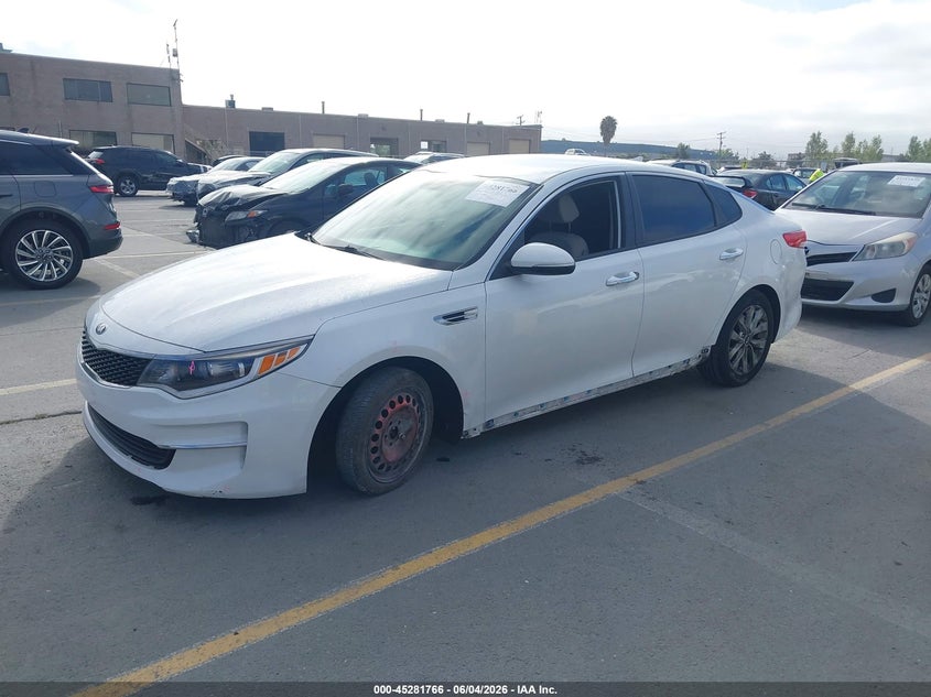 2018 Kia Optima VIN 5XXGT4L37JG268840 IAAI salvage auction — SUSPENSION, Salvage Title, sold $1,225 on 2026-07-06 (photo 2)