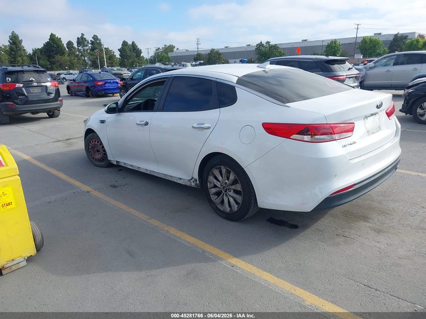 2018 Kia Optima VIN 5XXGT4L37JG268840 IAAI salvage auction — SUSPENSION, Salvage Title, sold $1,225 on 2026-07-06 (photo 3)