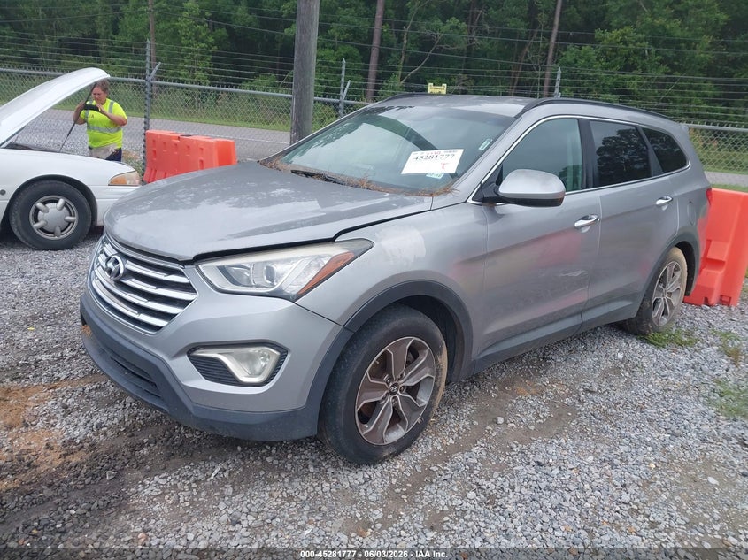 2016 Hyundai Santa fe VIN KM8SM4HF3GU161390 IAAI salvage auction — NORMAL WEAR, Clear (Mississippi), sold $1,850 on 2026-07-17 (photo 2)