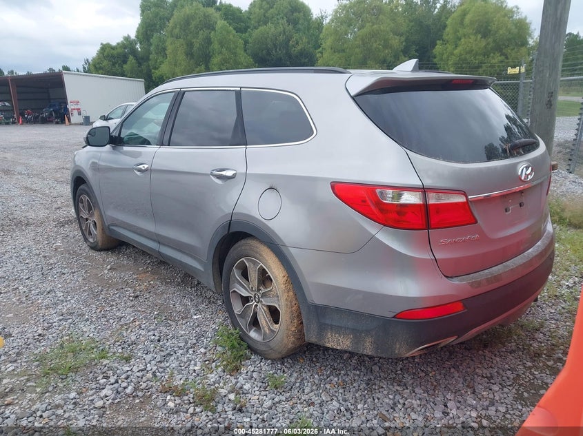 2016 Hyundai Santa fe VIN KM8SM4HF3GU161390 IAAI salvage auction — NORMAL WEAR, Clear (Mississippi), sold $1,850 on 2026-07-17 (photo 3)