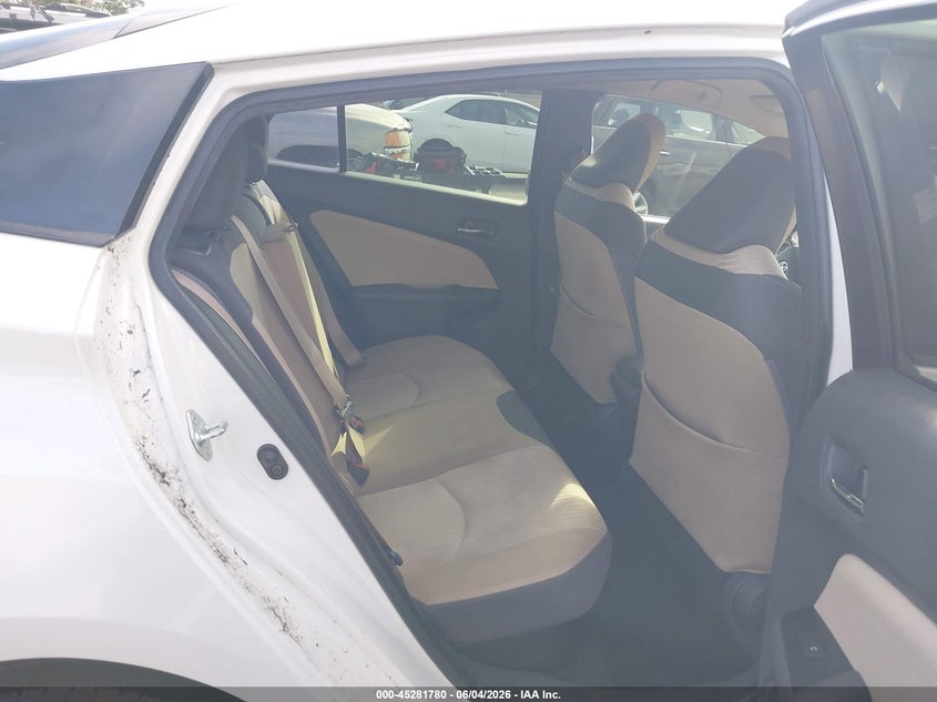 2017 Toyota Prius VIN JTDKBRFU4H3566450 IAAI salvage auction — NORMAL WEAR, Salvage Title, sold $3,850 on 2026-07-13 (photo 8)