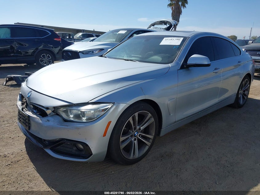 2016 BMW 4er VIN WBA4A9C5XGG505309 IAAI salvage auction — FRONT END, Salvage Title, sold $2,100 on 2026-07-15 (photo 2)