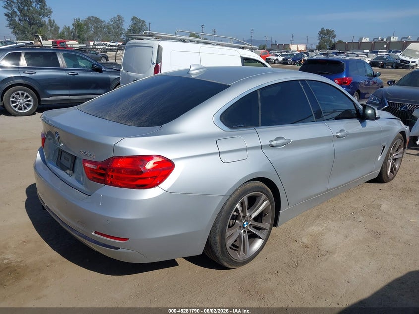2016 BMW 4er VIN WBA4A9C5XGG505309 IAAI salvage auction — FRONT END, Salvage Title, sold $2,100 on 2026-07-15 (photo 4)