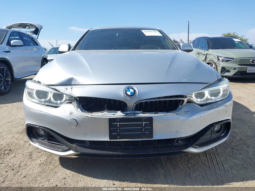 2016 BMW 4er VIN WBA4A9C5XGG505309 IAAI salvage auction — FRONT END, Salvage Title, sold $2,100 on 2026-07-15 (photo 6)