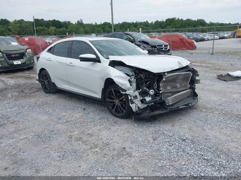 2021 Honda Civic VIN SHHFK7H99MU411256 IAAI salvage auction — FRONT END, Salvage Title, sold $3,300 on 2026-07-09 (photo 1)