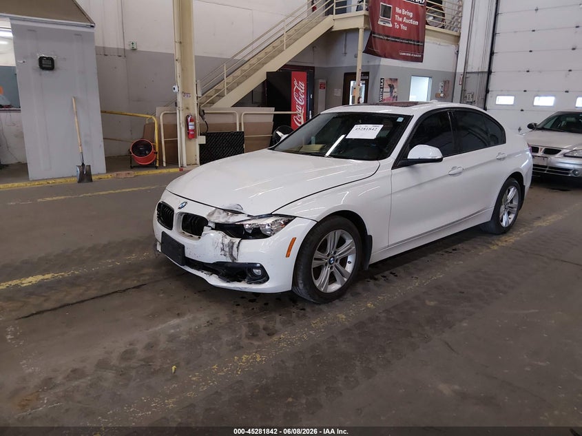 2016 BMW 3er VIN WBA8E3G53GNT74958 IAAI salvage auction — FRONT END, Salvage (Oregon), sold $5,400 on 2026-08-13 (photo 2)