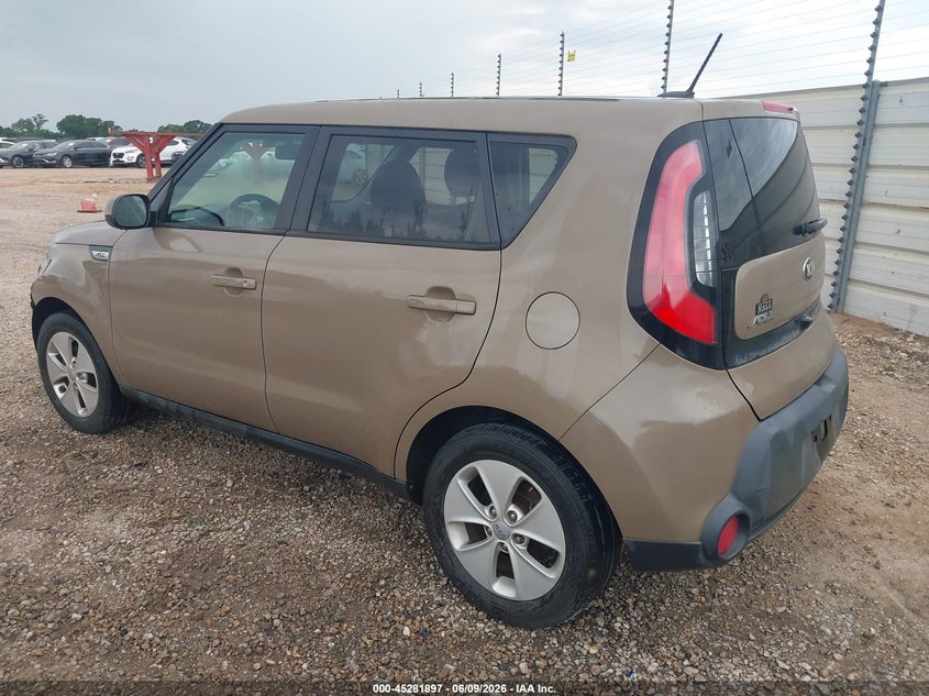2016 Kia Soul VIN KNDJN2A20G7267397 IAAI salvage auction — FRONT END, Salvage Title, sold $675 on 2026-07-11 (photo 3)