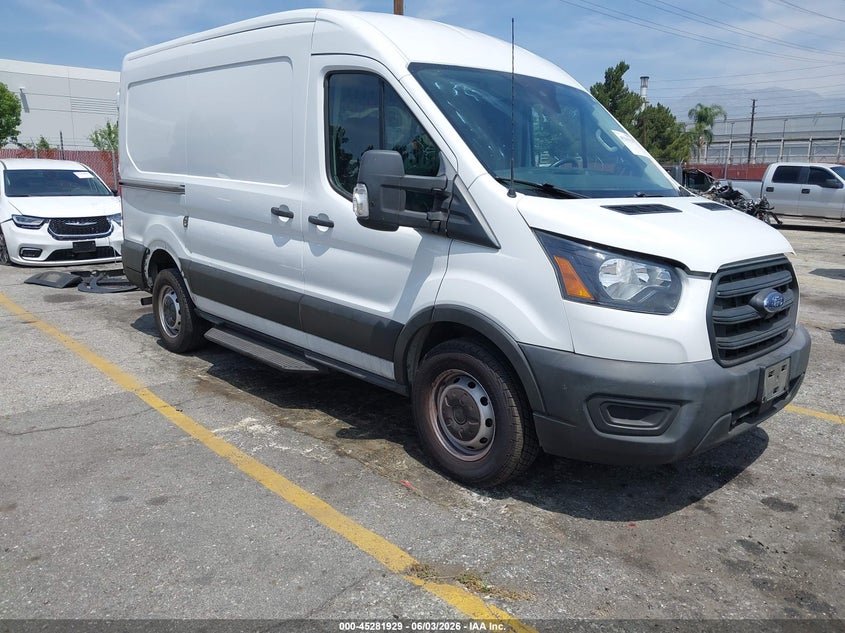 2020 Ford Transit VIN 1FTBR1CG3LKB75414 IAAI salvage auction — REAR END, Salvage Title, sold $7,600 on 2026-07-21 (photo 1)
