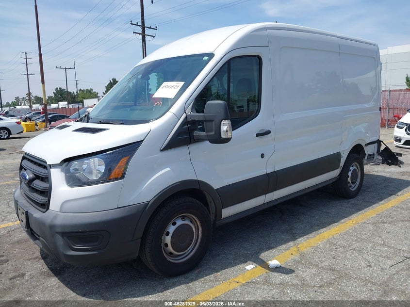 2020 Ford Transit VIN 1FTBR1CG3LKB75414 IAAI salvage auction — REAR END, Salvage Title, sold $7,600 on 2026-07-21 (photo 2)