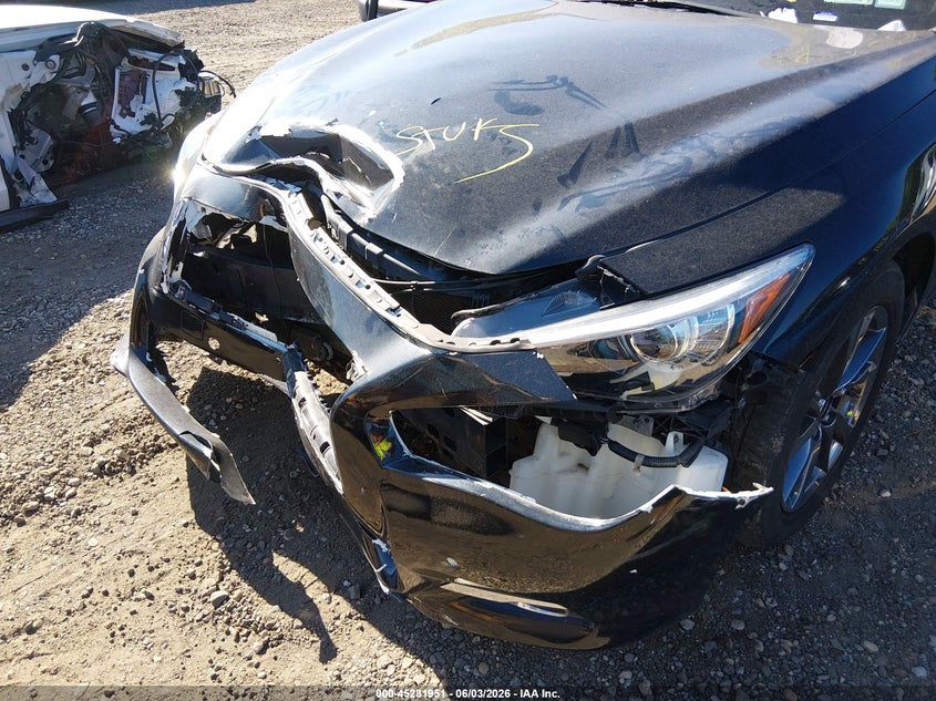 2014 Infiniti Q50 VIN JN1BV7AR1EM686648 IAAI salvage auction — FRONT END, Salvage Title, sold $550 on 2026-07-07 (photo 6)