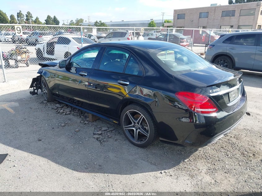 2018 Mercedes-benz C-klasse VIN 55SWF4JB7JU271798 IAAI salvage auction — LEFT FRONT, Salvage Title, sold $7,500 on 2026-07-19 (photo 3)