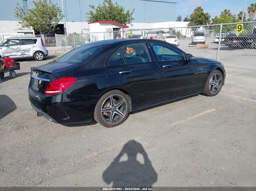 2018 Mercedes-benz C-klasse VIN 55SWF4JB7JU271798 IAAI salvage auction — LEFT FRONT, Salvage Title, sold $7,500 on 2026-07-19 (photo 4)