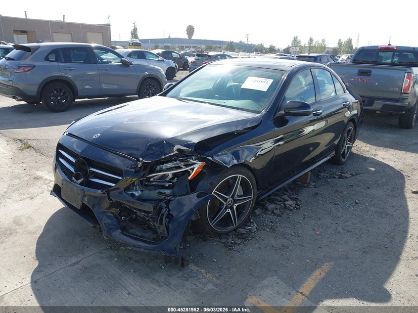 2018 Mercedes-benz C-klasse VIN 55SWF4JB7JU271798 IAAI salvage auction — LEFT FRONT, Salvage Title, sold $7,500 on 2026-07-19 (photo 6)