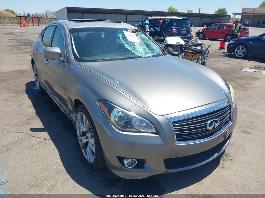 2011 Infiniti M37 VIN JN1BY1AP4BM321959 IAAI salvage auction — ROOF, Salvage (California), sold $1,200 on 2026-07-15 (photo 1)